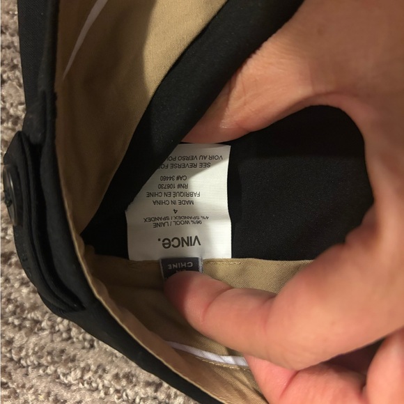 NWT Vince Women’s Black Dress Pants Size 4 - Picture 9 of 9